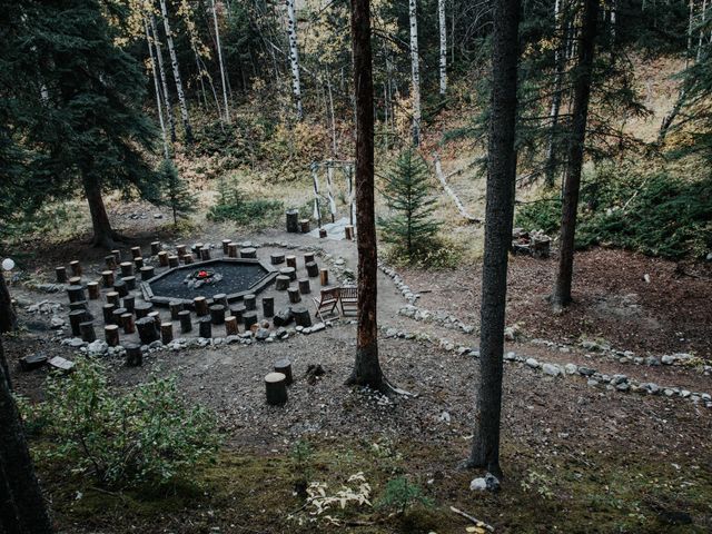 Aaron and Lisa&apos;s wedding in Canmore, Alberta 1