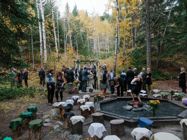 Aaron and Lisa&apos;s wedding in Canmore, Alberta 13