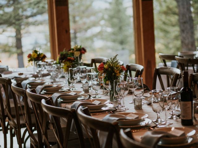 Aaron and Lisa&apos;s wedding in Canmore, Alberta 20