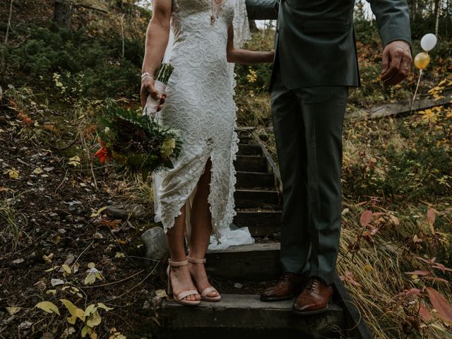 Aaron and Lisa&apos;s wedding in Canmore, Alberta 25