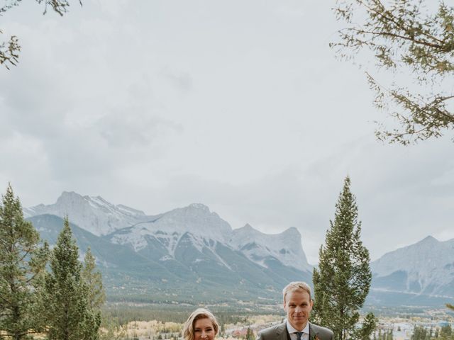 Aaron and Lisa&apos;s wedding in Canmore, Alberta 38