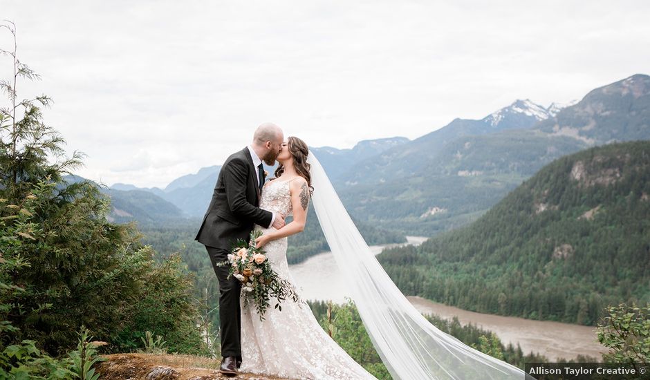 Adam and Kerry's wedding in Hope, British Columbia