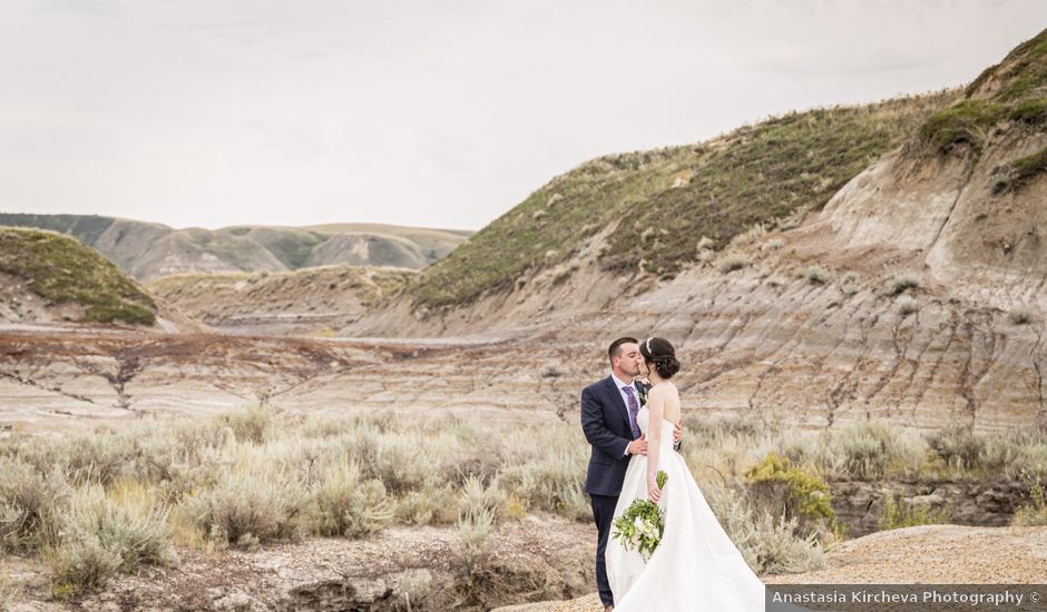 Luke and Emma's wedding in Drumheller, Alberta