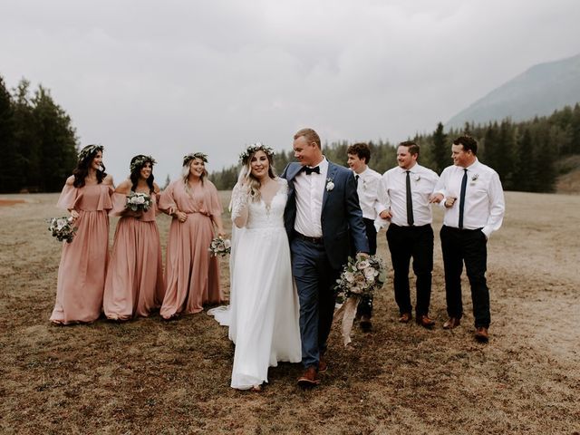 Tanner and Jenalee&apos;s wedding in Kananaskis, Alberta 24
