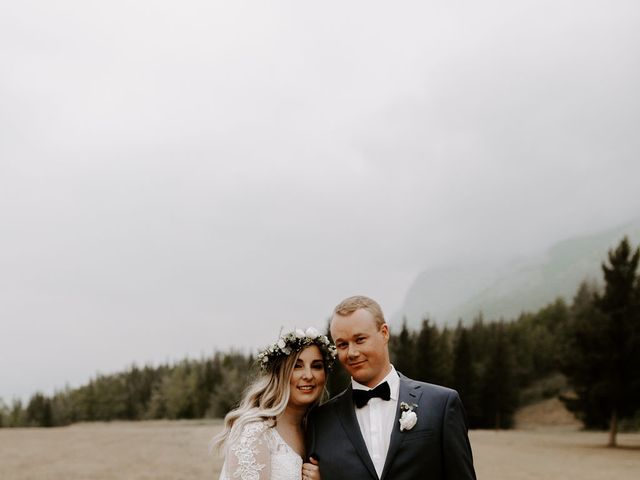 Tanner and Jenalee&apos;s wedding in Kananaskis, Alberta 33