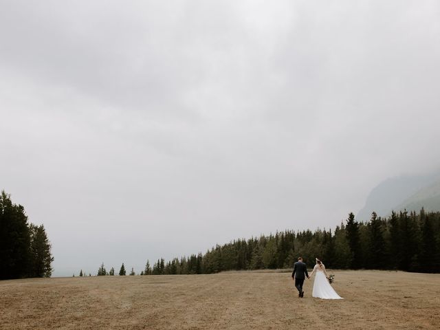 Tanner and Jenalee&apos;s wedding in Kananaskis, Alberta 37