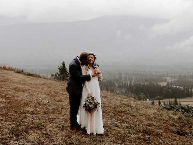 Tanner and Jenalee&apos;s wedding in Kananaskis, Alberta 40