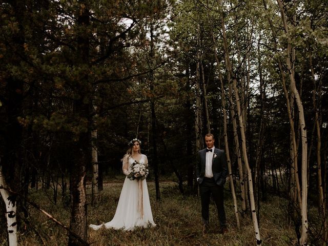 Tanner and Jenalee&apos;s wedding in Kananaskis, Alberta 45