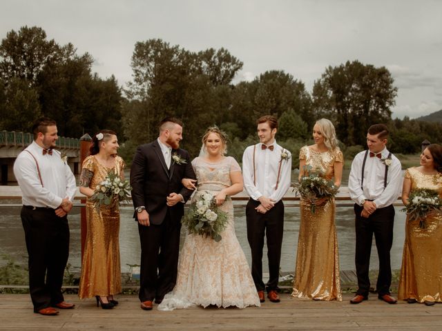 Thomas and Brittany&apos;s wedding in Fort Langley, British Columbia 77