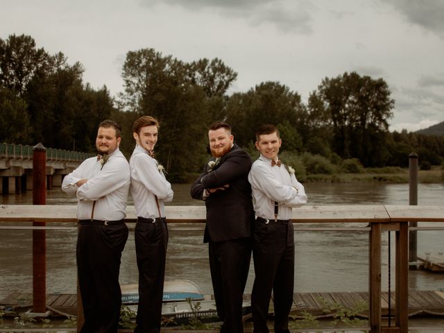 Thomas and Brittany&apos;s wedding in Fort Langley, British Columbia 90