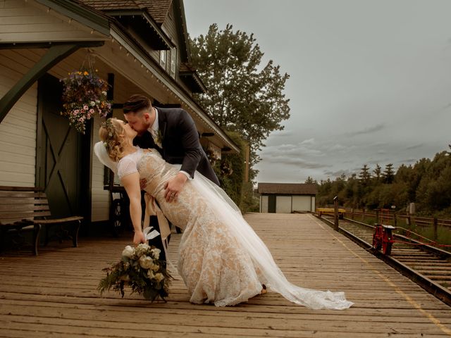 Thomas and Brittany&apos;s wedding in Fort Langley, British Columbia 2