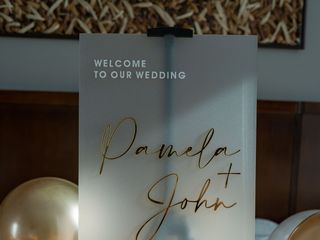 The wedding of John and Pamela 1