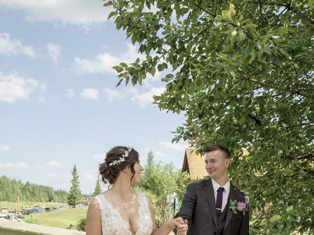 Caleb and Cassandra's wedding in Bentley, Alberta 10