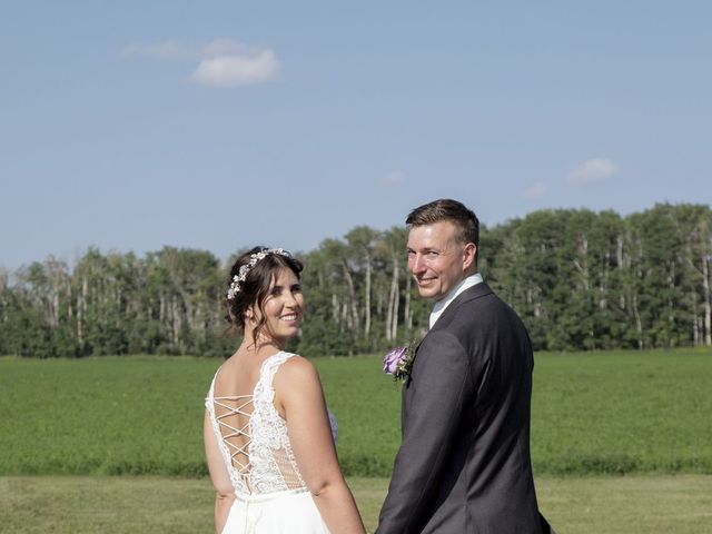 Caleb and Cassandra's wedding in Bentley, Alberta 16