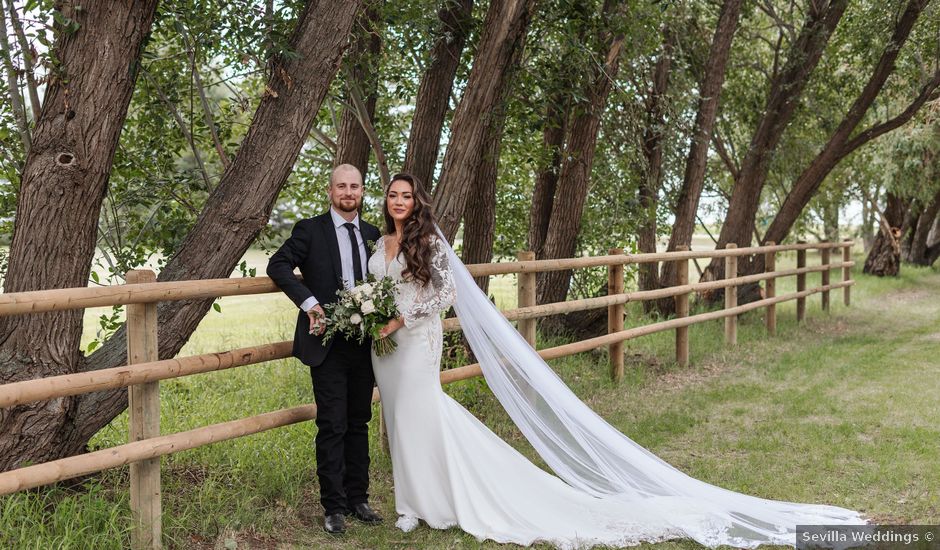 Sage and Connor's wedding in Medicine Hat, Alberta