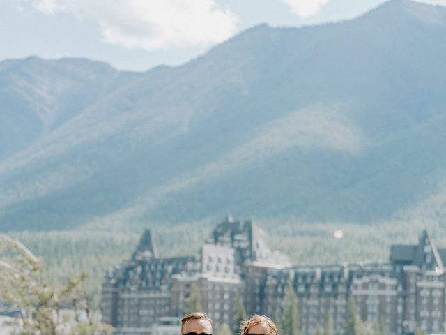 Justin and Adele &apos;s wedding in Banff, Alberta 5