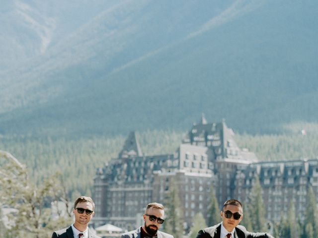 Justin and Adele &apos;s wedding in Banff, Alberta 6