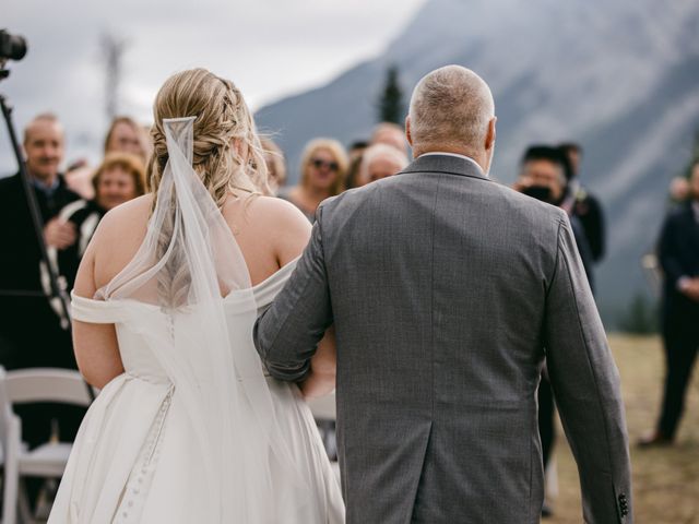 Blair and Brittany&apos;s wedding in Banff, Alberta 1