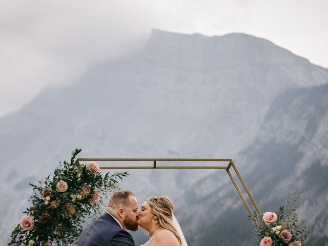 Blair and Brittany&apos;s wedding in Banff, Alberta 4