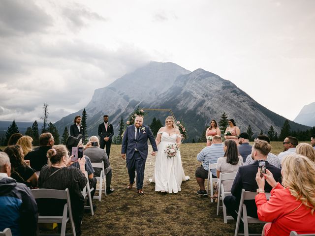 Blair and Brittany&apos;s wedding in Banff, Alberta 5