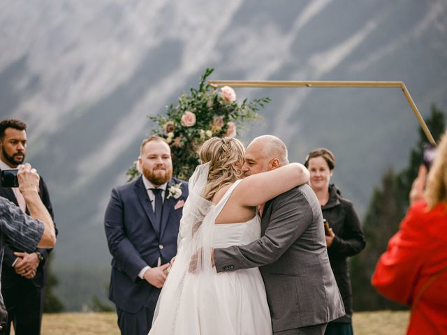 Blair and Brittany&apos;s wedding in Banff, Alberta 15