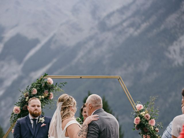 Blair and Brittany&apos;s wedding in Banff, Alberta 16