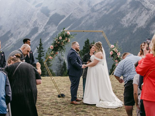 Blair and Brittany&apos;s wedding in Banff, Alberta 18