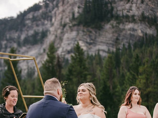 Blair and Brittany&apos;s wedding in Banff, Alberta 20
