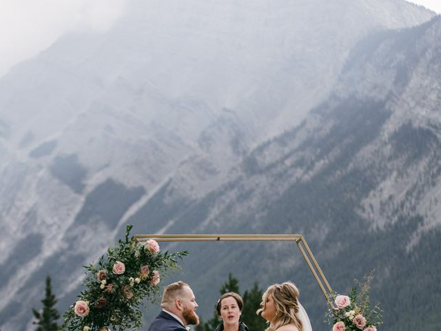 Blair and Brittany&apos;s wedding in Banff, Alberta 25