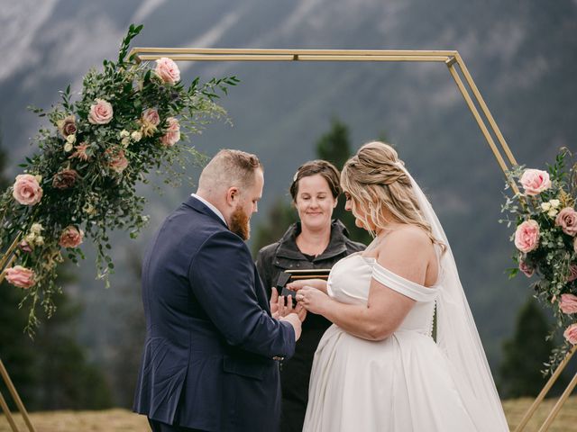 Blair and Brittany&apos;s wedding in Banff, Alberta 27