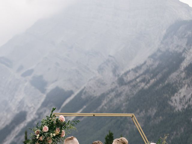 Blair and Brittany&apos;s wedding in Banff, Alberta 28
