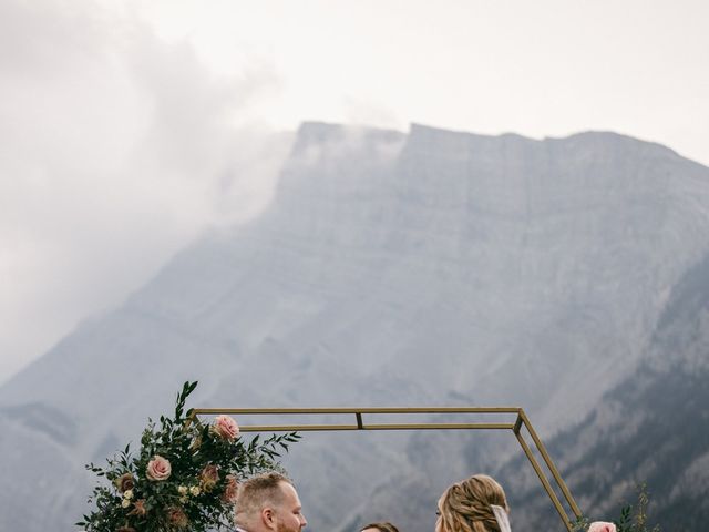 Blair and Brittany&apos;s wedding in Banff, Alberta 30
