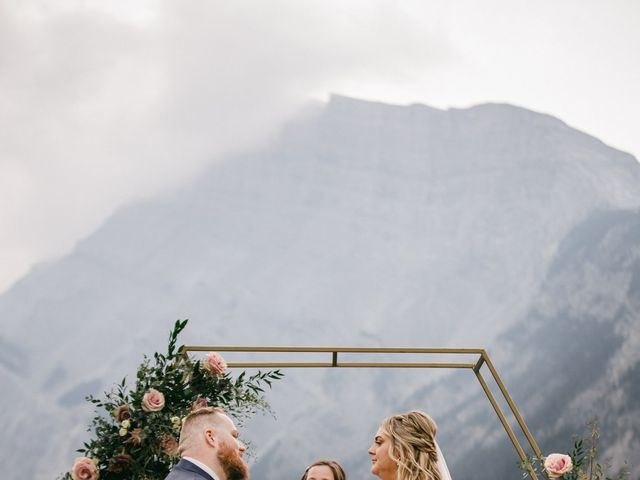 Blair and Brittany&apos;s wedding in Banff, Alberta 31