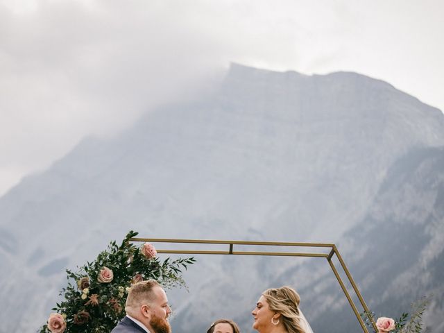 Blair and Brittany&apos;s wedding in Banff, Alberta 33