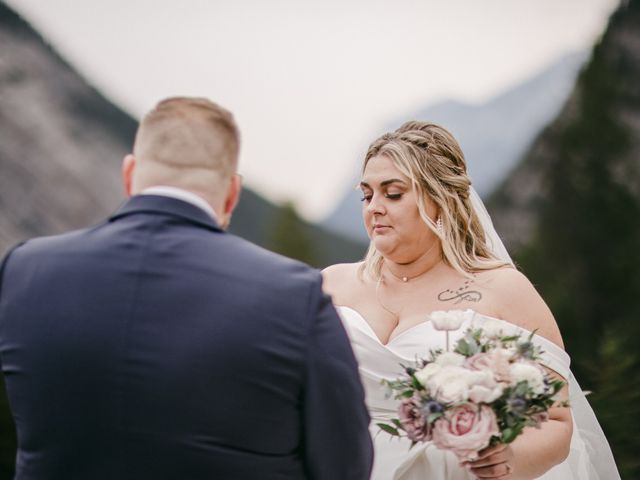 Blair and Brittany&apos;s wedding in Banff, Alberta 39