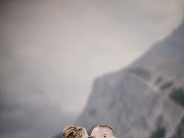 Blair and Brittany&apos;s wedding in Banff, Alberta 45