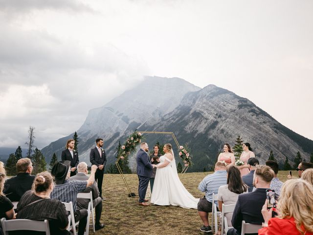 Blair and Brittany&apos;s wedding in Banff, Alberta 50