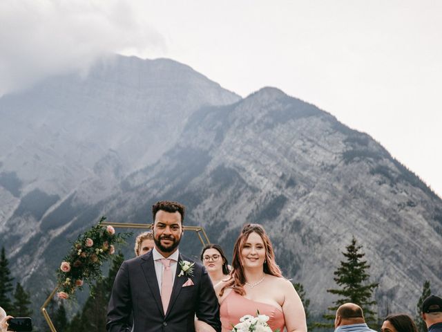 Blair and Brittany&apos;s wedding in Banff, Alberta 56