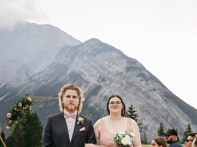 Blair and Brittany&apos;s wedding in Banff, Alberta 57
