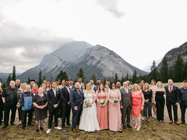 Blair and Brittany&apos;s wedding in Banff, Alberta 58