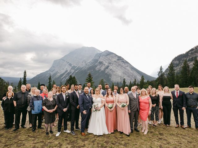 Blair and Brittany&apos;s wedding in Banff, Alberta 59