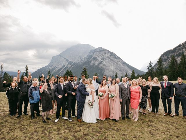 Blair and Brittany&apos;s wedding in Banff, Alberta 60