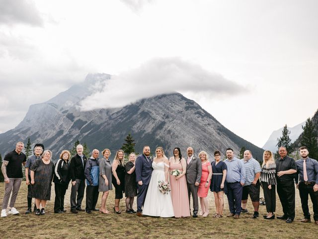 Blair and Brittany&apos;s wedding in Banff, Alberta 62