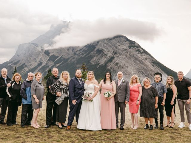 Blair and Brittany&apos;s wedding in Banff, Alberta 63