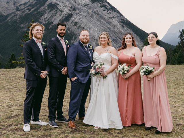 Blair and Brittany&apos;s wedding in Banff, Alberta 74