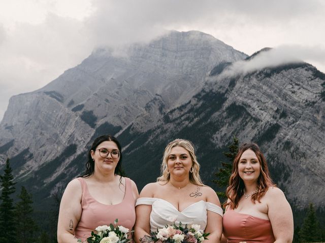 Blair and Brittany&apos;s wedding in Banff, Alberta 78