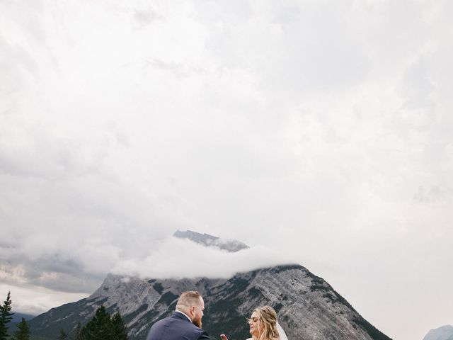 Blair and Brittany&apos;s wedding in Banff, Alberta 89