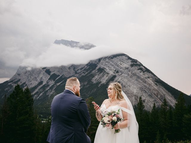 Blair and Brittany&apos;s wedding in Banff, Alberta 90
