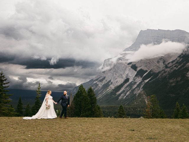 Blair and Brittany&apos;s wedding in Banff, Alberta 92
