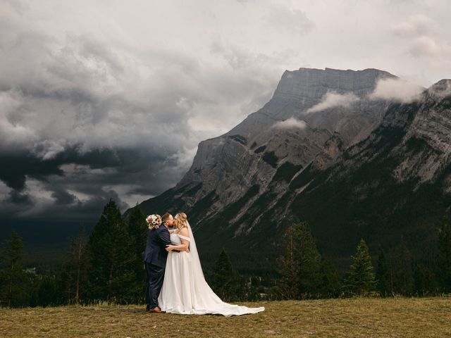Blair and Brittany&apos;s wedding in Banff, Alberta 94
